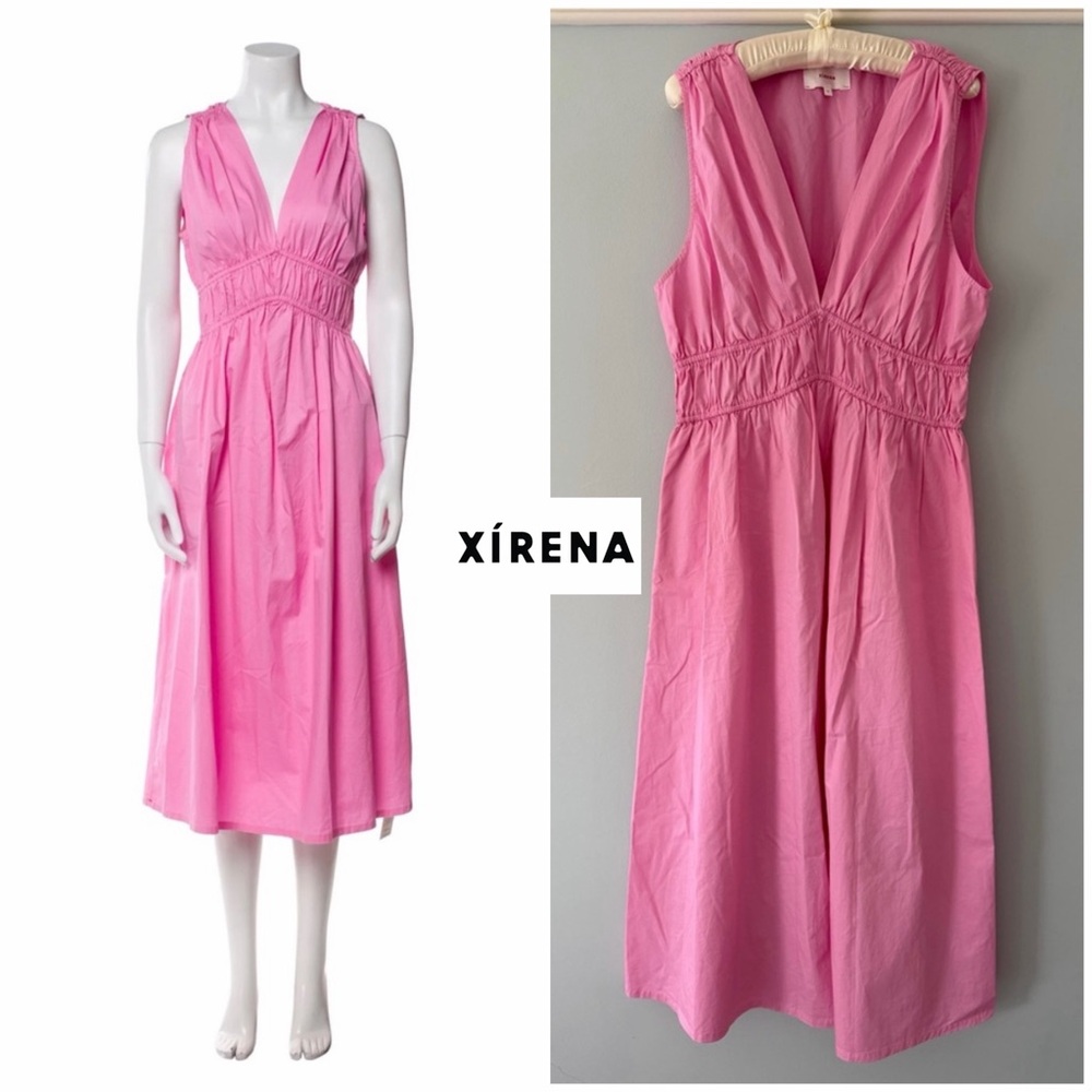 Like New - Xirena Cyra Pink Midi Dress (XL)